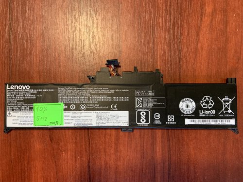 Акумулятор Lenovo SB10K97591 (знос 10%) для ThinkPad Yoga 260/X260/X380/370/3, парт-номера 00HW026/00HW027/01AV434/01AV432/01AV433/… Original