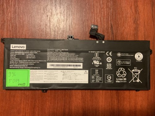 Акумулятор Lenovo L18M6PD1 для ThinkPad X390/X395/X13 Gen, SB10K97657 SB10T83166 5B10W13923 Original