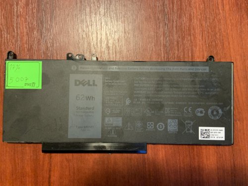 Акумулятор DELL 6MT4T (знос 17%) для Latitude E5270/E5470/E5570, Precision M3510 Original