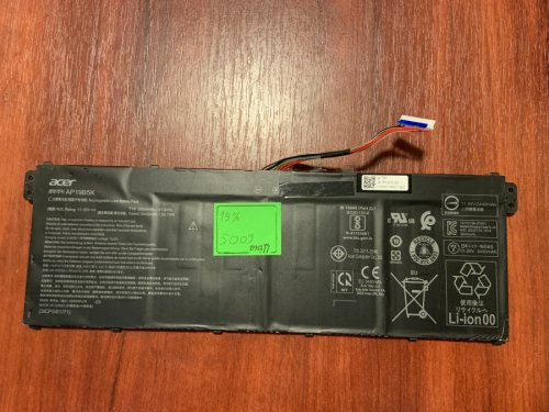 Акумулятор для ноутбука Acer AP19B5K (B5009), знос 19% — Aspire/TravelMate/Extensa/Swift/Spin (список моделей), Original