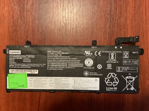 Акумулятор для Lenovo ThinkPad T490/T495/P43S/P14s 1st/T14 1st L18L3P73 (B4994) 0% Original
