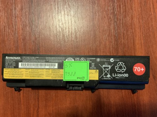 Акумулятор B4988 LENOVO 45N1005 (знос 3%) для ThinkPad T430/T430i/T530/T530i/W530/L430/L530/SL430/SL530 Original