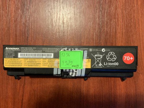 Акумулятор B4989 для Lenovo ThinkPad T430/T430i/T530/T530i/W530/L430/L530/SL430/SL530, знос 12% Original
