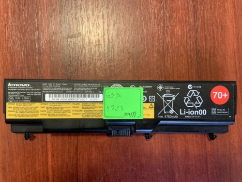 Акумулятор Lenovo 45N1001 (B4983) знос 65% для ThinkPad T430/T430i/T530/T530i/W530/L430/L530/SL430/SL530 Original