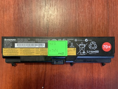 Акумулятор Lenovo 45N1005 (B4986), знос 10% для ThinkPad T430/T530/W530/L430/L530/SL430/SL533 Original