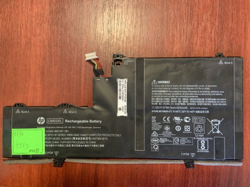 Акумулятор OM03XL для HP EliteBook x360 1030 G2, знос 17%, 863167-1B1/863176--171/863280-855/HSTNN-I04C/IB70/IB7O Original