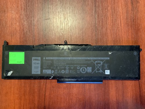 Акумулятор Dell VG93N (знос 51%) для Latitude E5480/E5490/E5491 E5580/E5590/E5591 Precision M3520/M3530 Dell 15 3530 Original