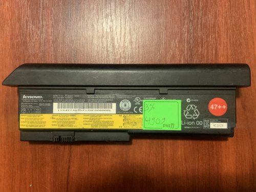 Акумулятор для Lenovo ThinkPad X200/X200s/X201/X201i/X201s (B4909, знос 3%) Original