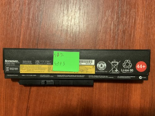 Акумулятор Lenovo 45N1025 (44++/45N1024/45N1028/45N1029/0A36306/45N1023) знос 47% для ThinkPad X220, X220s, X220i, X230, X230i Original