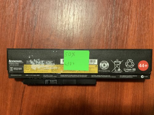 Акумулятор Lenovo 45N1025 (44++, 45N1024/1028/1029, 0A36306, 45N1023) знос 50% для ThinkPad X220/X220s/X220i/X230/X230i Original