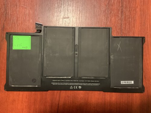 Акумулятор B4835 для Apple A1405/A1466/A1496 (0% знос), сумісні: 020-7379-A, 020-8142-A, 020-8143-A, 020-8145-1, 020-8145-A, 661-6055, 661-6639, 661-7474, A1369(EMC 2469), A1405, A1466(EMC 2559), A1466(EMC 2632), A1466(EMC 2925), A1466, A1496 Original