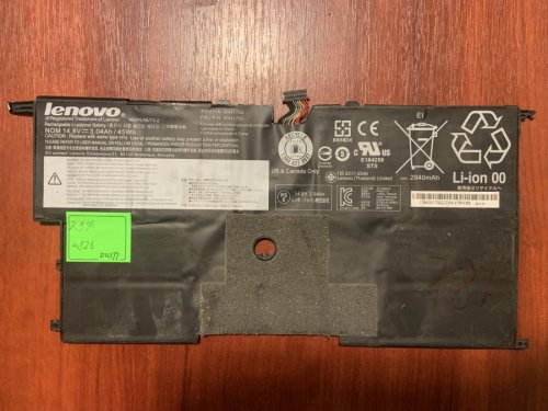 Акумулятор Lenovo ThinkPad X1 Carbon G2 (2014) P/N 45N1700/45N1701/45N1702/45N1703, 29% знос Original