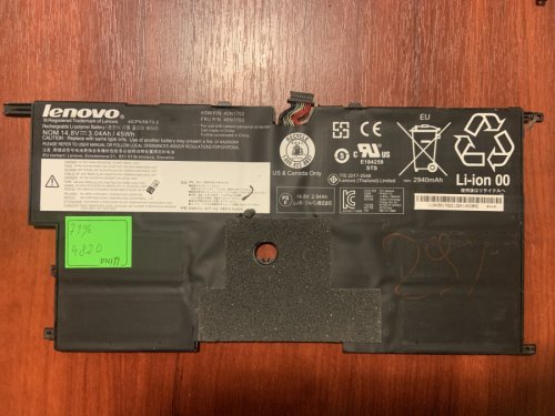Акумулятор B4820 для Lenovo ThinkPad X1 Carbon G2 (45N1700/01/02/03, 4ICP5/58/73-2) Original