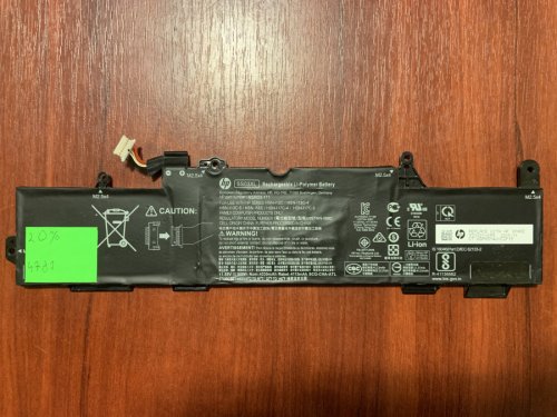 Акумулятор HP SS03XL (B4787), знос 20%, б/у: EliteBook 840 G5/730/735/740/745/830/836/846, 735/745/830/840 G6, ZBook 14U G5/G11 Original