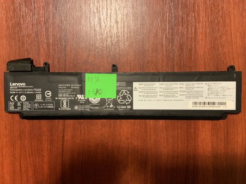 Акумулятор Lenovo SB10F46461 (B4780) для ThinkPad T460S/T470S, знос 17% Original