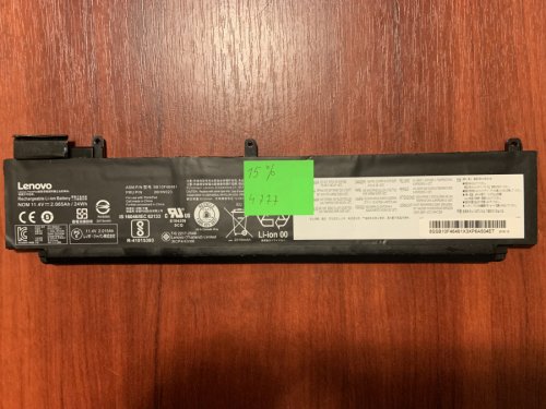 Акумулятор B4777 для Lenovo ThinkPad T460S/T470S (SB10F46461, 00HW023), знос 15% Original