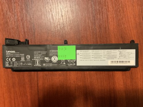 Акумулятор Lenovo SB10F46461 (00HW023), знос 40%, для ThinkPad T460S/T470S Original