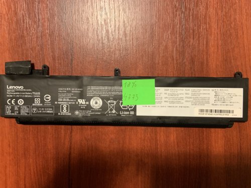 Акумулятор B4773 для Lenovo ThinkPad T460S/T470S (SB10F46461/00HW023), знос 18% Original