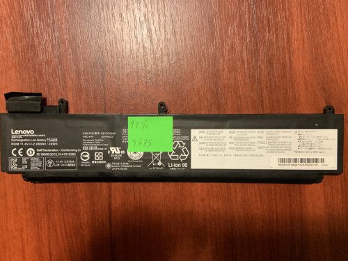 Акумулятор B4775 для Lenovo ThinkPad T460S, T470S (SB10F46461/00HW023) знос 11% Original