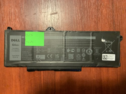 Акумулятор DELL GRT01 (знос 52%) для Latitude 5421/5431/5531/5521, Precision 3470/3571/3561, Alienware m17 R5 AMD Original