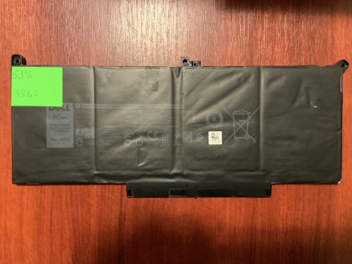 Батарея DELL F3YGT (знос 53%) для Latitude 7280/7290/7380/7390/7480/7490, E7280/E7290/E7380/E7485 Original