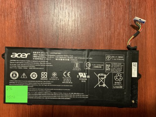 Акумулятор B4510 для Acer Chromebook C720/C720P/C740 (C720-2420/2802/2844/3404) AP13J7K Original