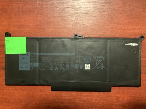 Акумулятор Dell F3YGT (знос 55%) для Latitude 7280/7290/7380/7390/7480/7490, E7280/E7290/E7380/E7484 Original