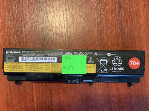 Акумулятор Lenovo 45N1005 (знос 15%) для ThinkPad T430/T430i/T530/T530i/W530/L430/L530/SL430/SL530 Original
