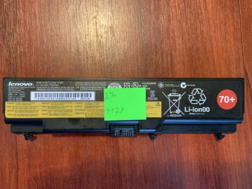 Акумулятор Lenovo 45N1005 (знос 2%) для ThinkPad T430/T430i/T530/T530i/W530/L430/L530/SL430/SL530 Original