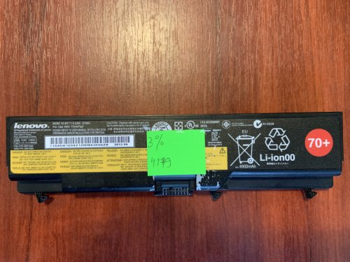 Акумулятор Lenovo 45N1005 (знос 3%) для ThinkPad T430/T430i/T530/T530i/W530/L430/L530/SL430/SL530 Original