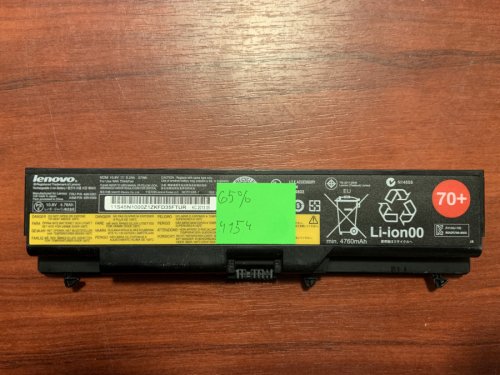 Акумулятор Lenovo 45N1001 (знос 65%) для ThinkPad T430/T430i/T530/T530i/W530/L430/L530/SL430/SL530 Original