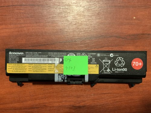Акумулятор Lenovo 45N1005 (знос 0%) для ThinkPad T430/T430i/T530/T530i/W530/L430/L530/SL430/SL530 Original