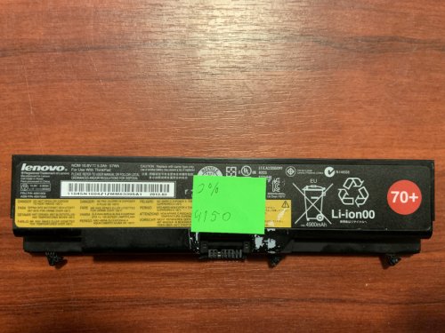 Акумулятор Lenovo 45N1005 (знос 0%) для ThinkPad T430/T430i/T530/T530i/W530/L430/L530/SL430/SL530 Original