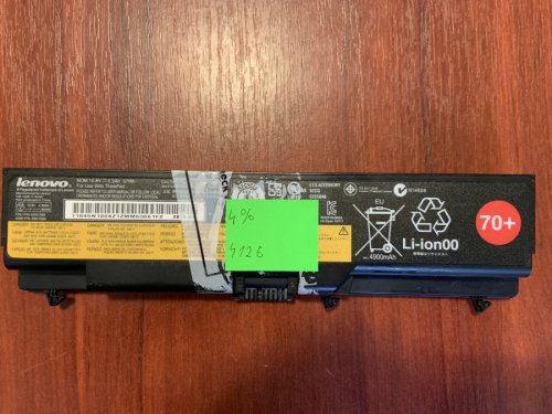 Акумулятор Lenovo 45N1005 (знос 4%) для ThinkPad T430/T430i/T530/T530i/W530/L430/L530/SL430/SL530 Original