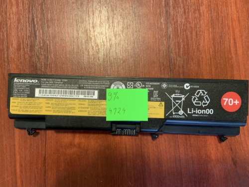 Акумулятор LENOVO 45N1005 (знос 9%) для ThinkPad T430/T430i/T530/T530i/W530/L430/L530/SL430/SL530 Original