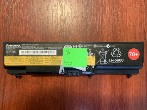 Акумулятор LENOVO 45N1005 знос 1% для ThinkPad T430/T430i/T530/T530i/W530/L430/L530/SL430/SL530 Original