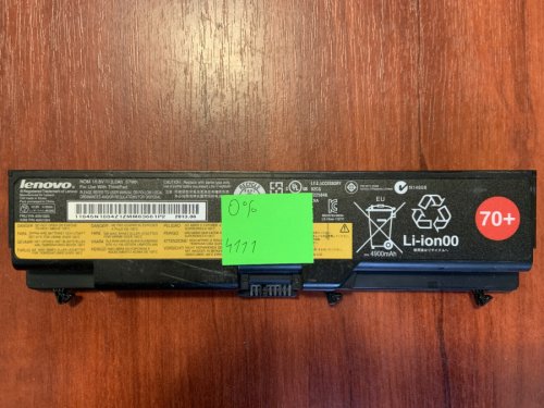 Акумулятор Lenovo 45N1005 (0% знос) для ThinkPad L410/L412/L420/L430/L510/L512/L520/L530 T410/T410i/T420/T420i/T430/T430i/T510/T510i/T520/T520i/T530/T530i W510/W520/W530/W530i Original