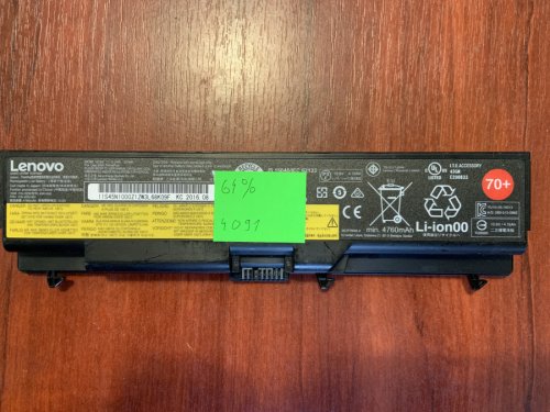 Акумулятор Lenovo 45N1000 (знос 64%) для ThinkPad T430/T430i/T530/T530i/W530/L430/L530/SL430/SL530 Original