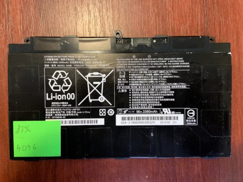 Акумулятор Fujitsu FPCBP479 (знос 87%) для Stylistic Q616/Q665/Q738/Q739 Original
