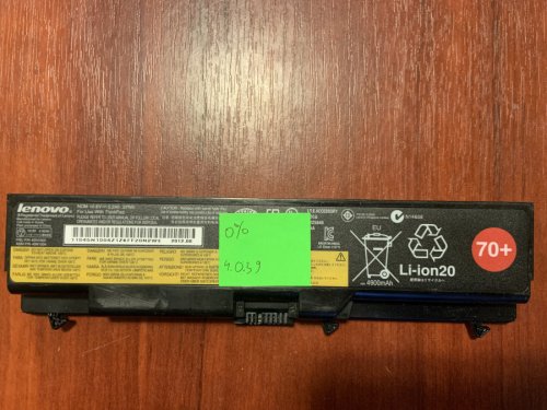 Акумулятор Lenovo 45N1005 (знос 0%) для ThinkPad T430/T430i/T530/T530i/W530/L430/L530/SL430/SL530 Original
