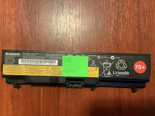 Акумулятор LENOVO 45N1005 (знос 5%) для ThinkPad T430/T430i/T530/T530i/W530/L430/L530/SL430/SL530 Original