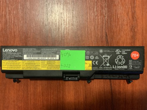 Акумулятор Lenovo 45N1001 (знос 40%) для ThinkPad T430/T430i/T530/T530i/W530/L430/L530/SL430/SL530 Original