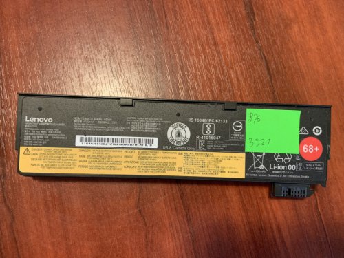 Акумулятор Lenovo 45N1130 (знос 8%) для ThinkPad X240/X240S/X250/X260/X270/T440S/T450/T460P/T550/T560/W550 Original