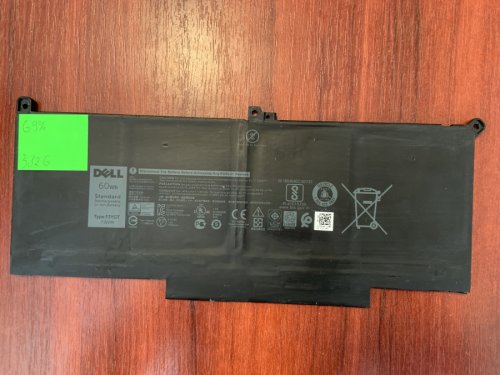 Акумулятор DELL F3YGT (знос 69%) для Latitude 7280/7290/7380/7390/7480/7490, E7280/E7290/E7380/E7480 Original