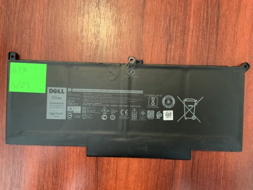 Акумулятор DELL F3YGT (знос 67%) для Latitude 7280/7290/7380/7390/7480/7490, E7280/E7290/E7380/E7480 Original