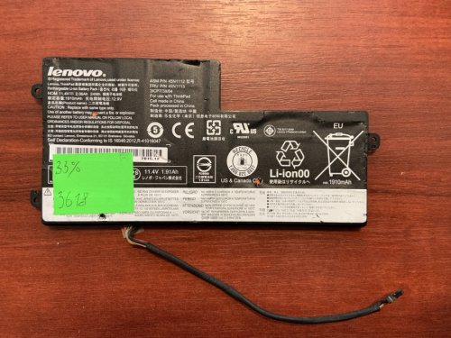 Акумулятор Lenovo 45N1112 (знос 33%) для T440S/T440/T450/T450s/T460/X240/X240S/X250/X250S/X260/S440/S540 Original