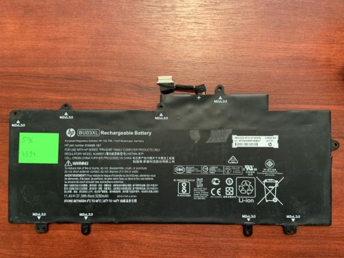 Акумулятор HP BU03XL (знос 5%) для Chromebook 14-AK000NF/AK004NO/AK001NF/AK005NA/AK000NA/AK002TU/AK031NR/14 G4 P5T65EA/AK005NO/AK000ND/AK010ND/AK004NF/AK000NZ/AK001TU/14 G4 P5T61EA/AK005NF/AK001NA/AK003NA/AK000NB/AK006NA/AK004NA/AK020NR/AK003TU/AK004TU/AK