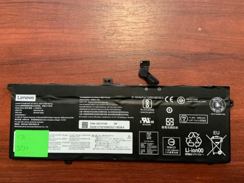 Акумулятор Lenovo L18L6PD1 (знос 1%) для ThinkPad X390/X395/X13 Gen, SB10K97657/SB10T83166/5B10W13923