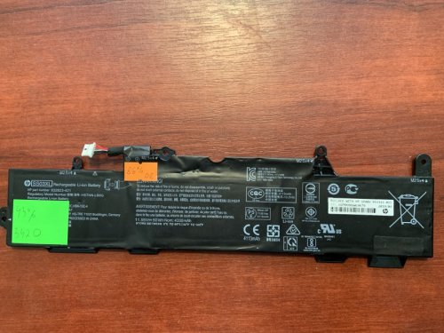 Акумулятор HP SS03XL (3420) б/в, знос 43% для EliteBook 840 G5/730/735/740/745/830/836/846 G5, 735/745/830/840 G6, ZBook 14U G5/G6