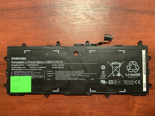 Акумулятор SAMSUNG AA-PBZN2TP (BA43-00355A) знос 60% для Chromebook 303C/Series 3 XE303C12-A01US, ATIV Smart PC 500T, 905S3G/910S3G/915S3G Series Original